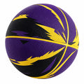 Ballon de basket extérieur taille 7 - Violet, Noir, Jaune