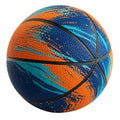 Ballon de basketball extérieur multicolore orange et bleu