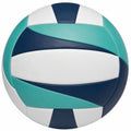 Ballon de volleyball turquoise, bleu marine et blanc taille officielle