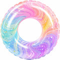Bouée arc-en-ciel scintillante multicolore