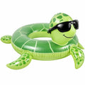 Bouée Gonflable Tortue avec Lunettes de Soleil pour Enfants - Vert
