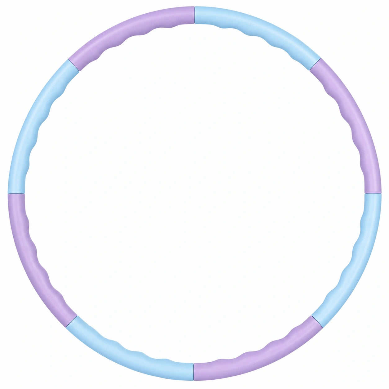 Cerceau de Fitness Amovible 100 cm Violet/Bleu