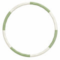 Cerceau de Fitness Détachable 90cm Vert et Blanc