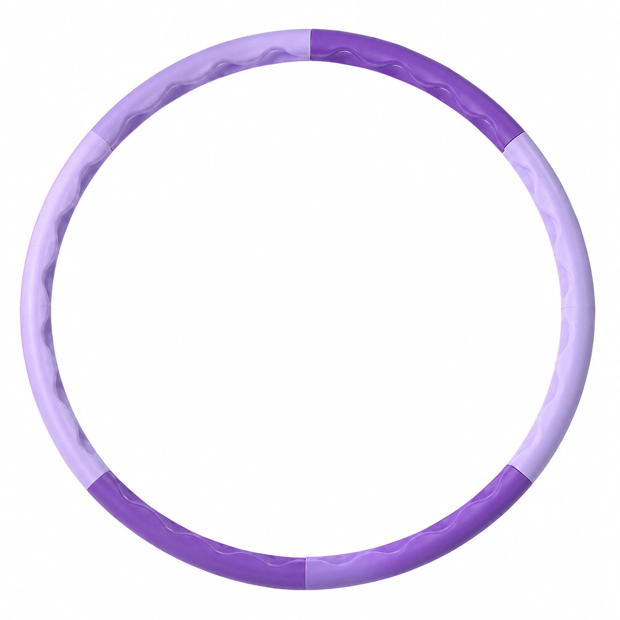 Cerceau de Fitness Amovible Violet avec Conception Ondulée