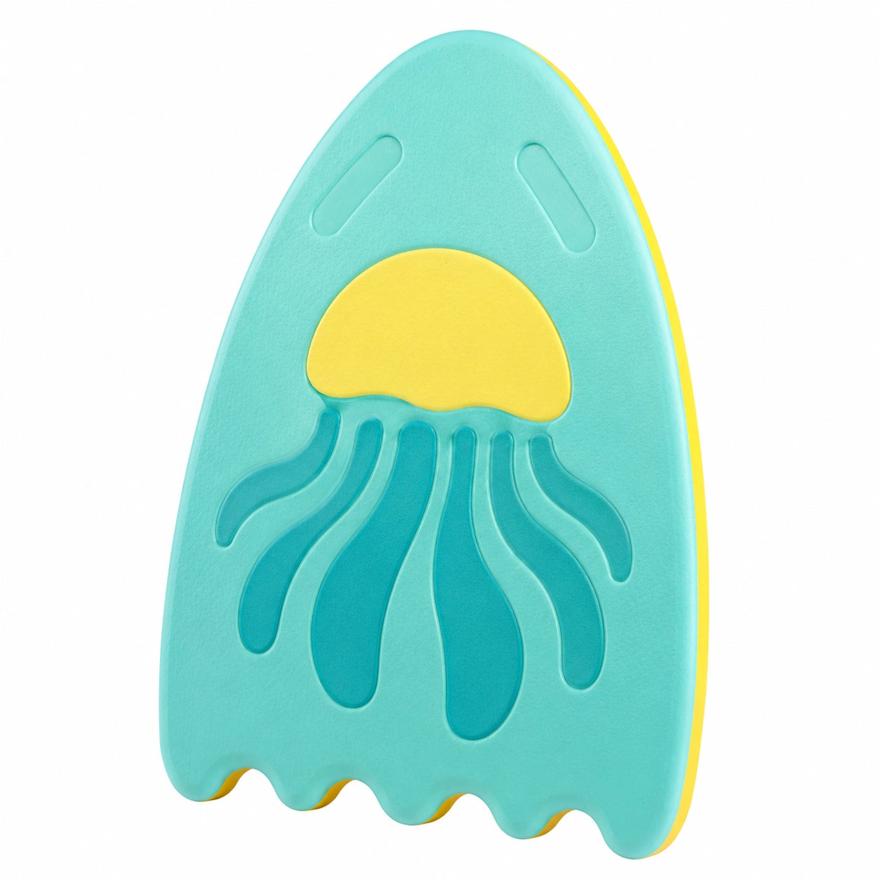 Planche de Natation pour Enfant Design Méduse Bleu et Jaune