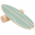 Planche d'équilibre en bois vert design ergonomique